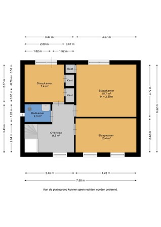 Floorplan - H. Goeman Borgesiusstr 9, 9626 AT Schildwolde